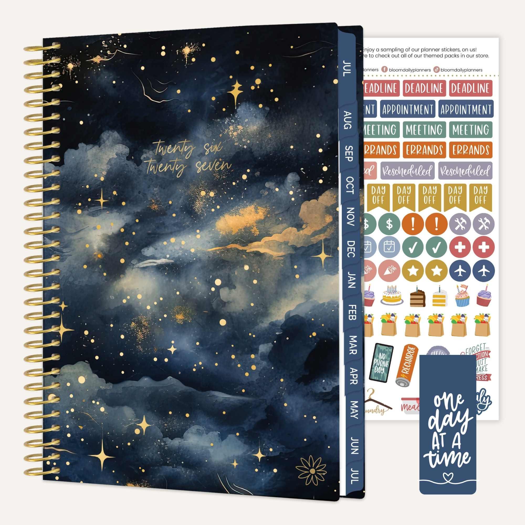 2026–27 Soft Cover Planner, 5.5" x 8.25" | Midnight Sky