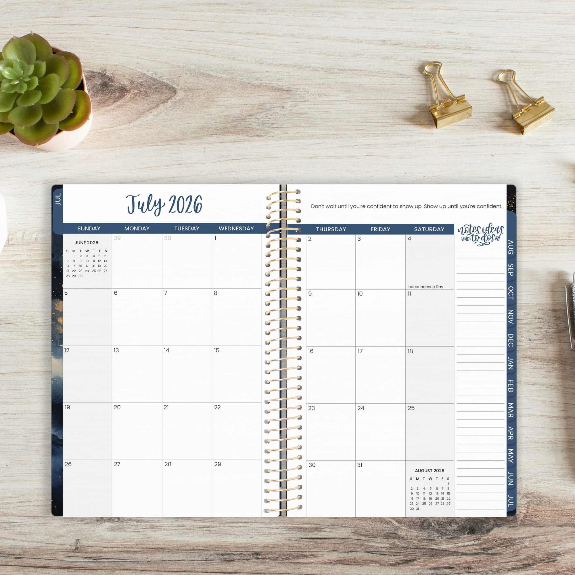 2026–27 Soft Cover Planner, 5.5" x 8.25" | Midnight Sky - Image 17