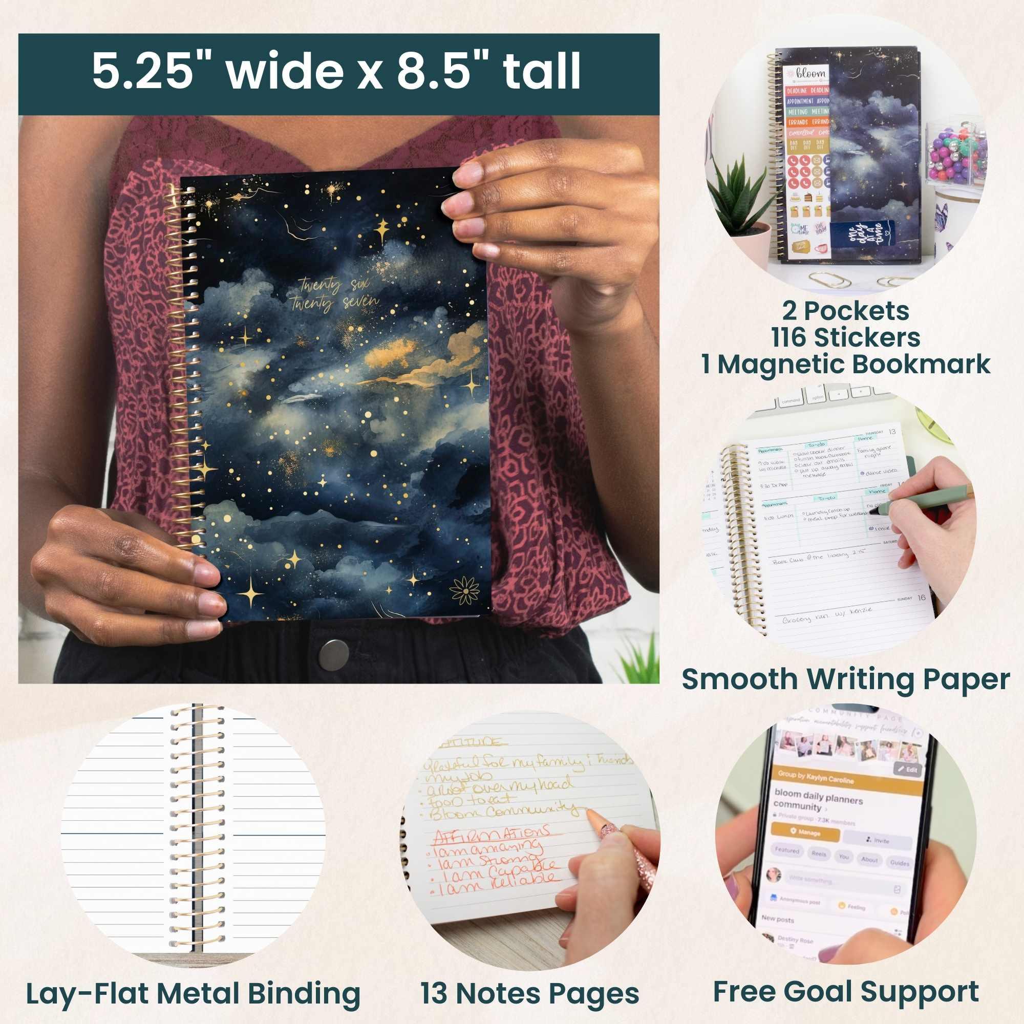 2026–27 Soft Cover Planner, 5.5" x 8.25" | Midnight Sky - Image 6