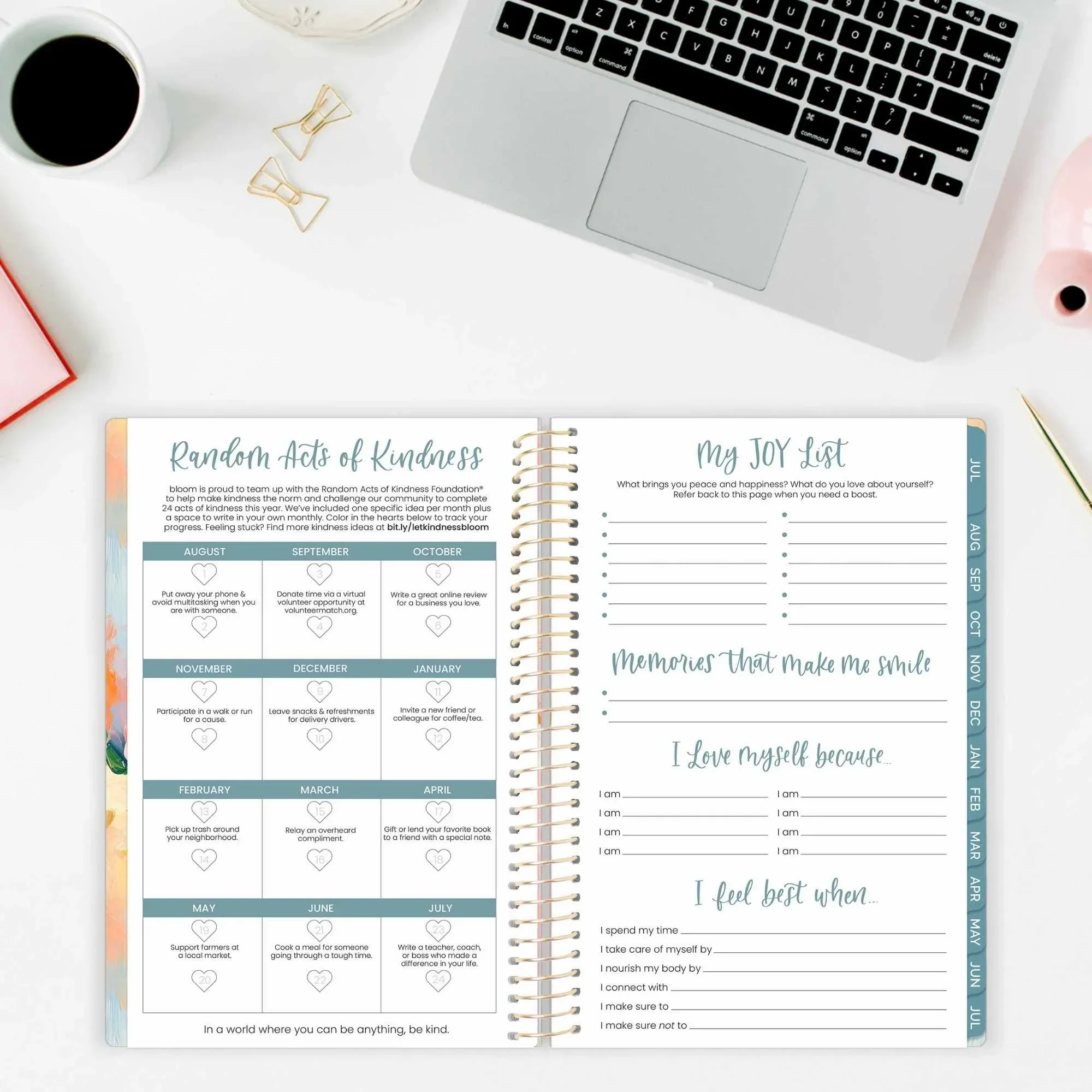 2026–27 Soft Cover Planner, 5.5" x 8.25" | Painted Peonies - Image 17