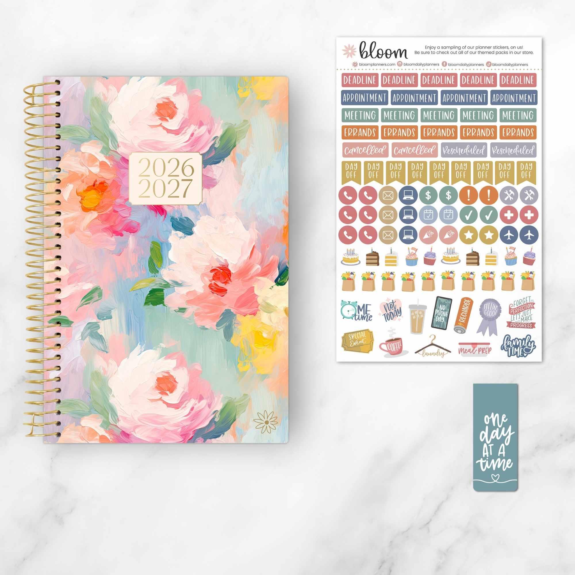 2026–27 Soft Cover Planner, 5.5" x 8.25" | Painted Peonies - Image 20
