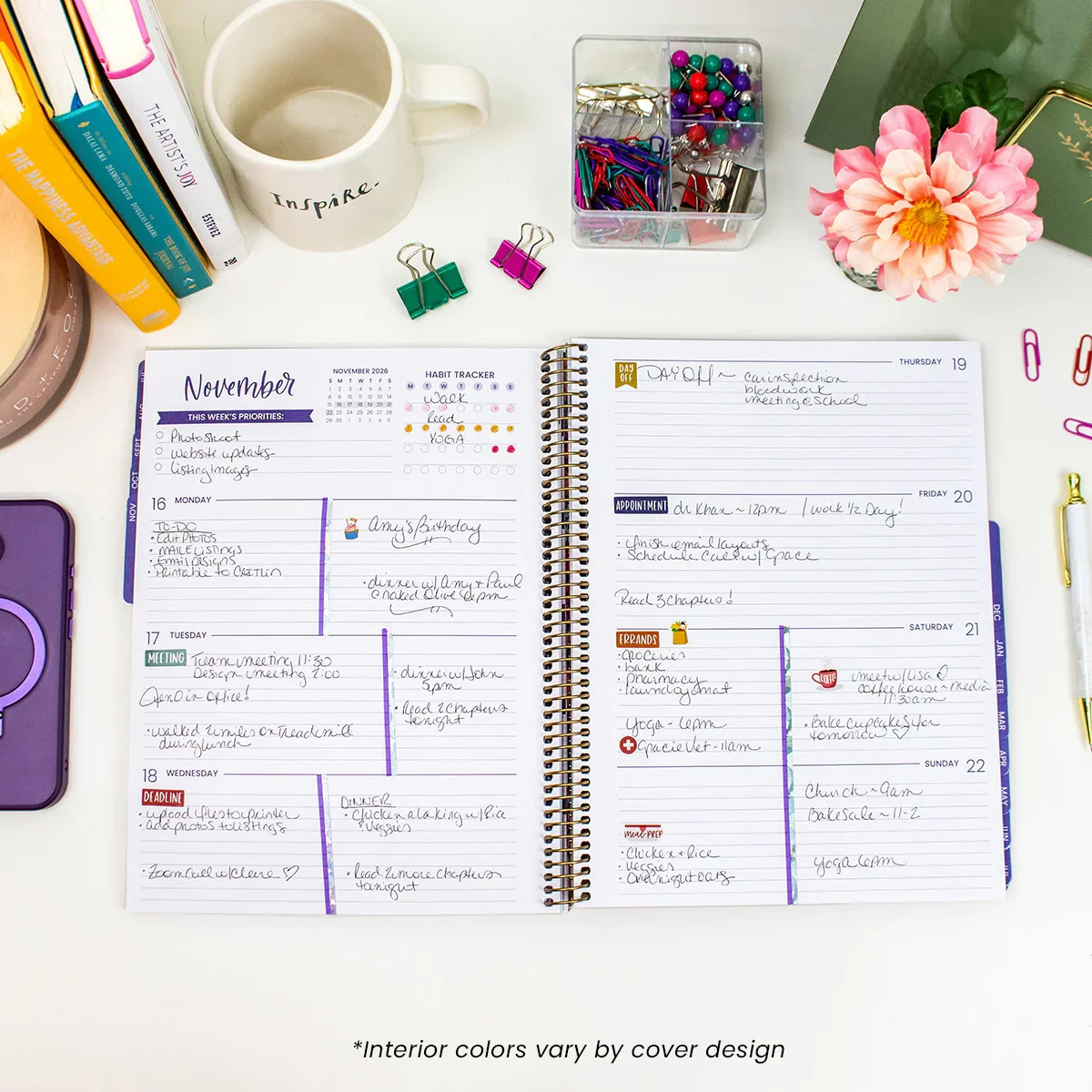 2026–27 Soft Cover Planner, 8.5" x 11" | Garden Party - Image 10