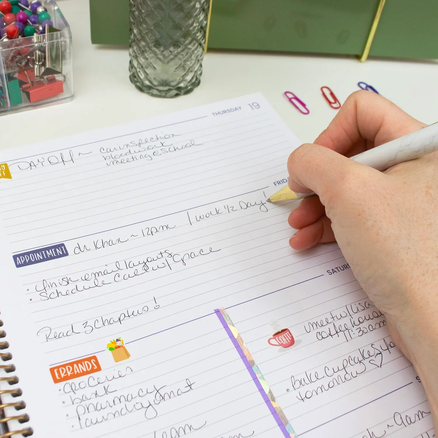 2026–27 Soft Cover Planner, 8.5" x 11" | Garden Party - Image 11