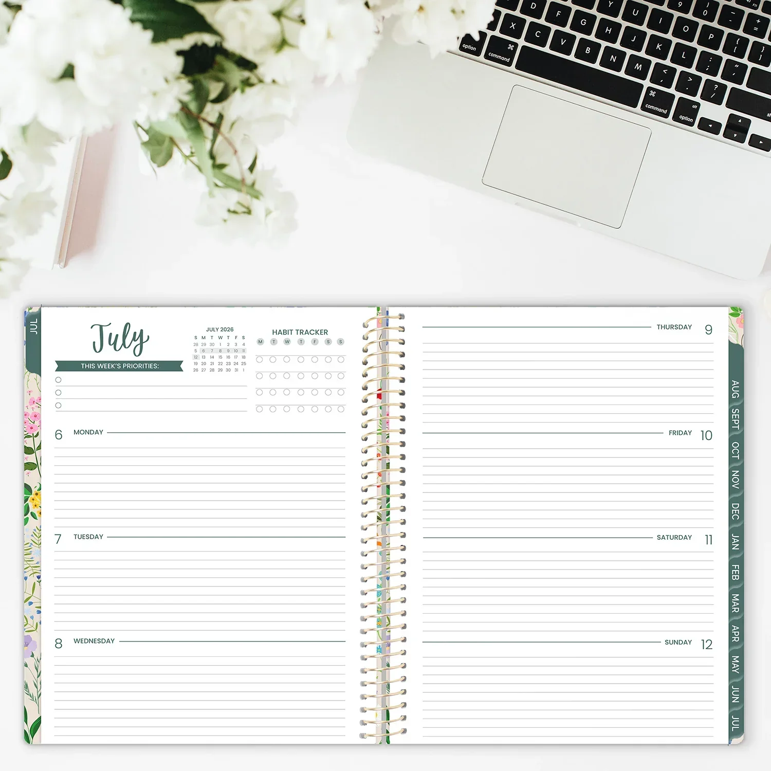 2026–27 Soft Cover Planner, 8.5" x 11" | Garden Party - Image 13