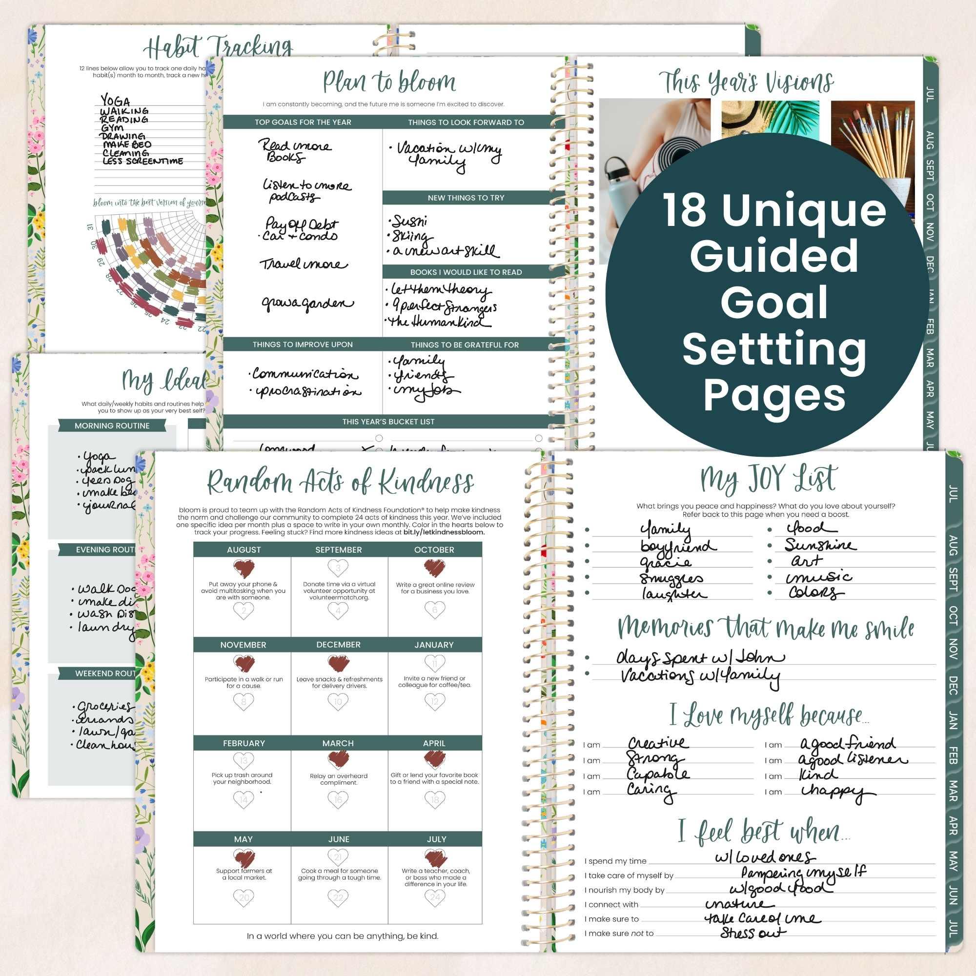 2026–27 Soft Cover Planner, 8.5" x 11" | Garden Party - Image 5