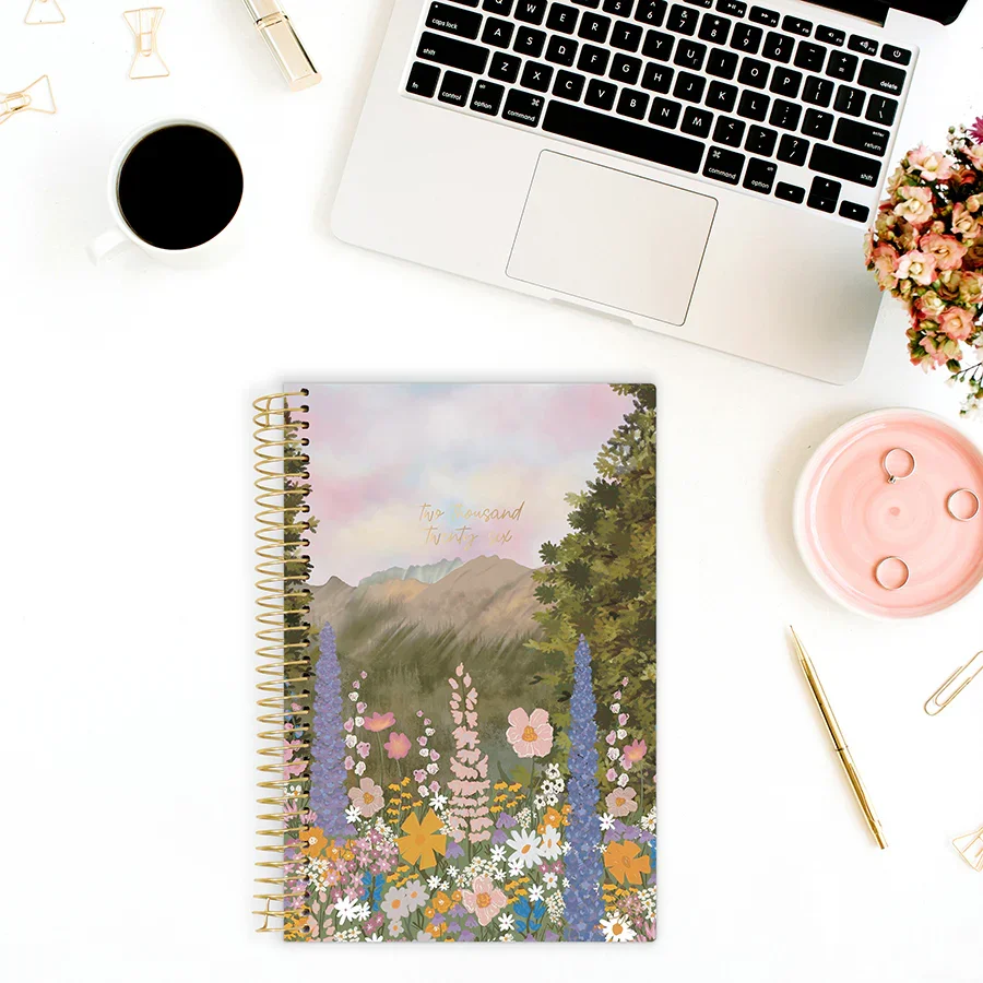 2026 Soft Cover Planner, 5.5" x 8.25", Wildflower Mountainside - Image 10