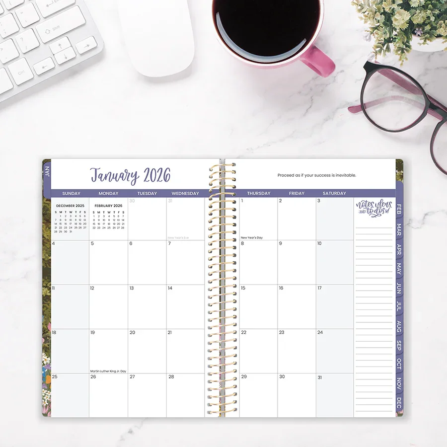 2026 Soft Cover Planner, 5.5" x 8.25", Wildflower Mountainside - Image 14