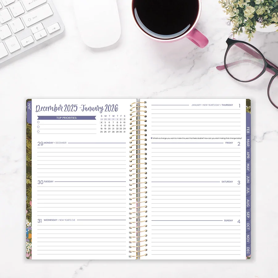 2026 Soft Cover Planner, 5.5" x 8.25", Wildflower Mountainside - Image 15