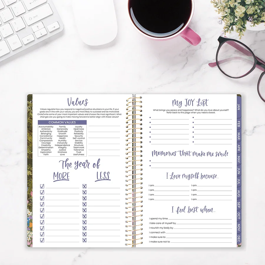 2026 Soft Cover Planner, 5.5" x 8.25", Wildflower Mountainside - Image 16