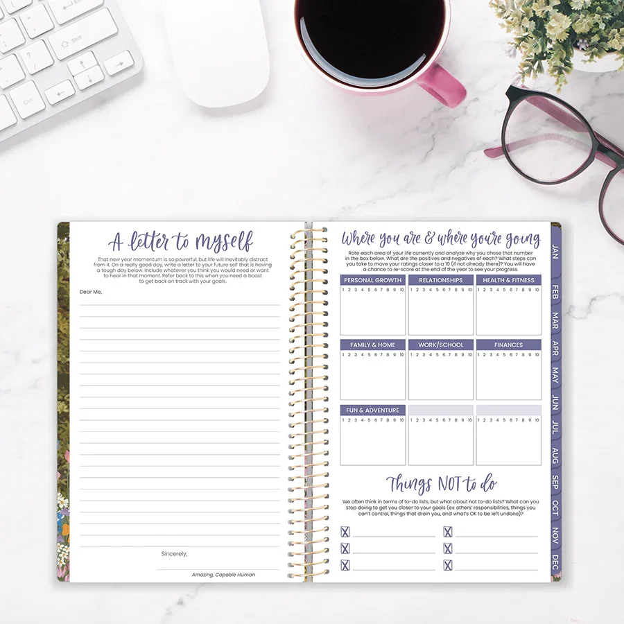 2026 Soft Cover Planner, 5.5" x 8.25", Wildflower Mountainside - Image 17