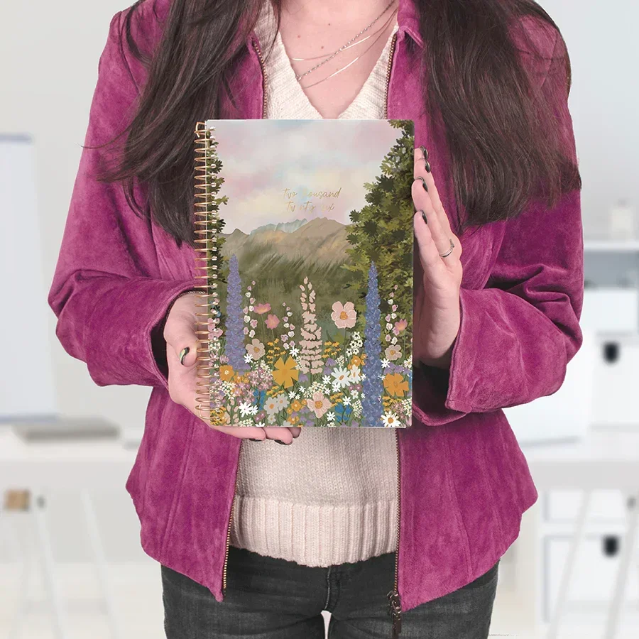 2026 Soft Cover Planner, 5.5" x 8.25", Wildflower Mountainside - Image 2