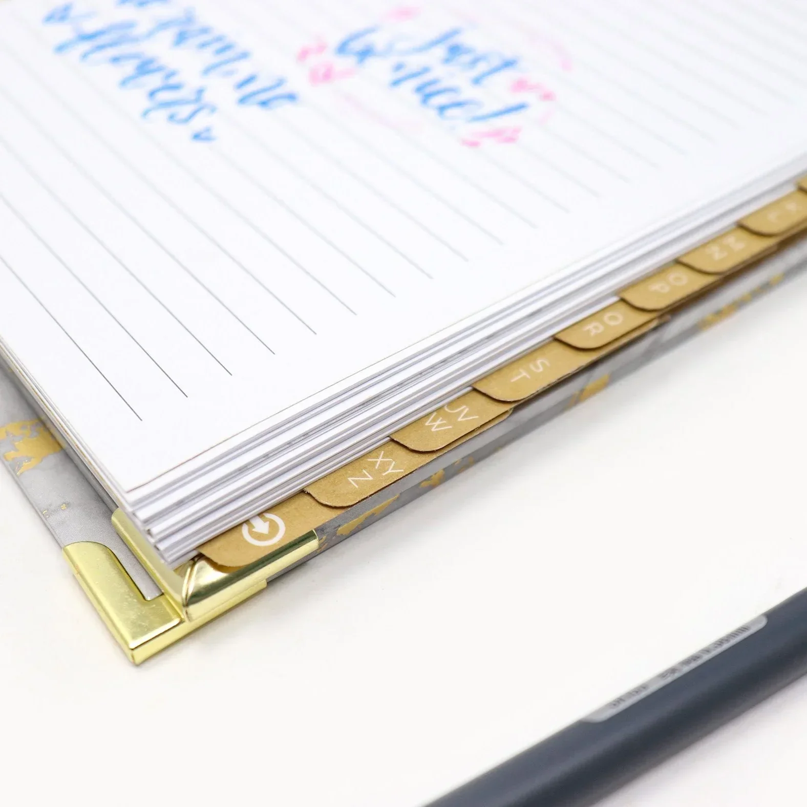 Contact Book, Marble Gold Stamp - Image 15