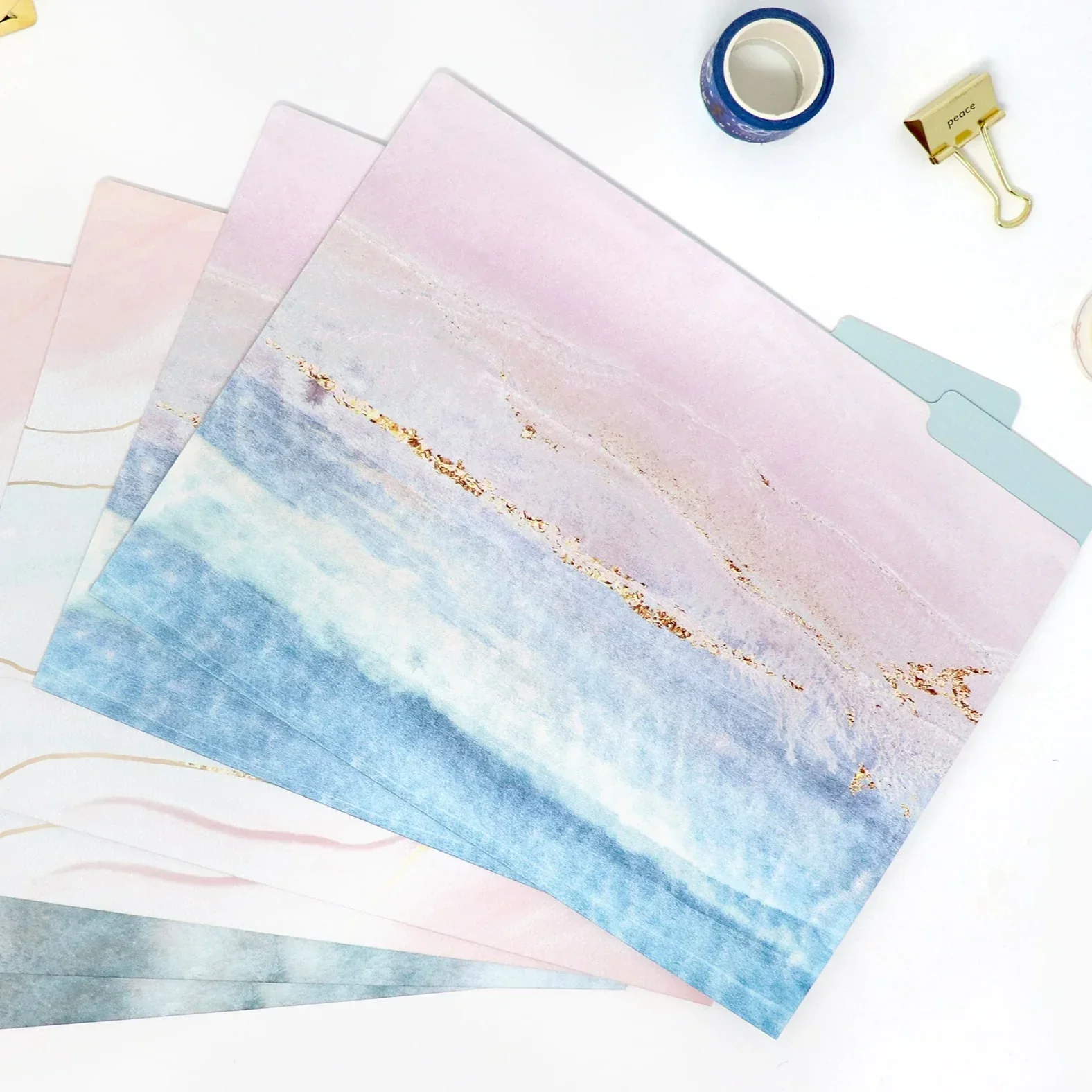 File Folder Set, 6-Pack | Ethereal Marble - Image 4