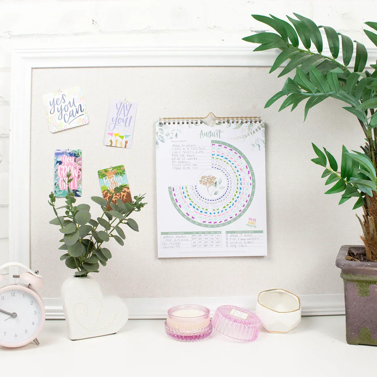 Habit Tracking Calendar, 8” x 10”, Greenery - Image 21