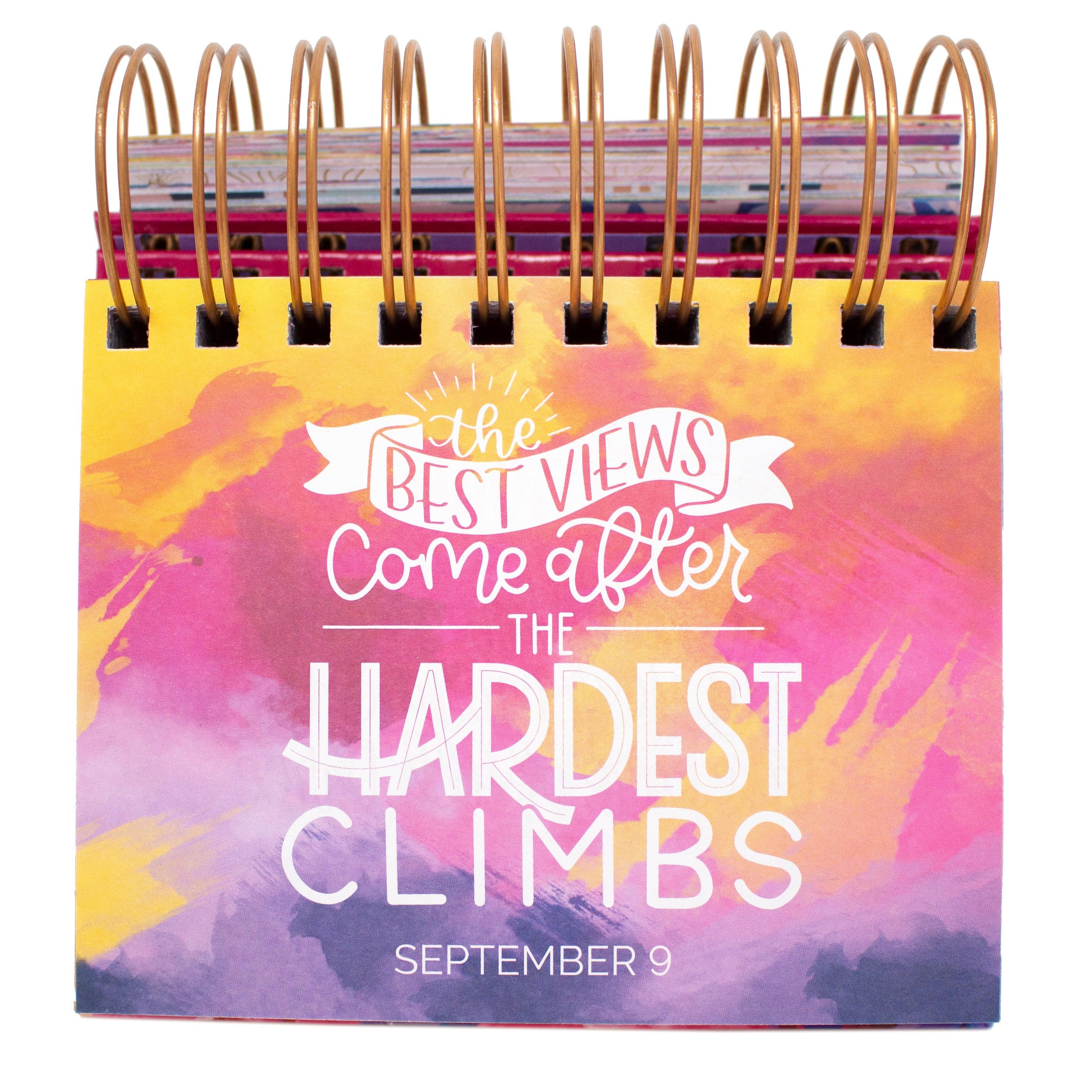 Inspirational Perpetual Desk Easel, Hand-lettered - Image 11