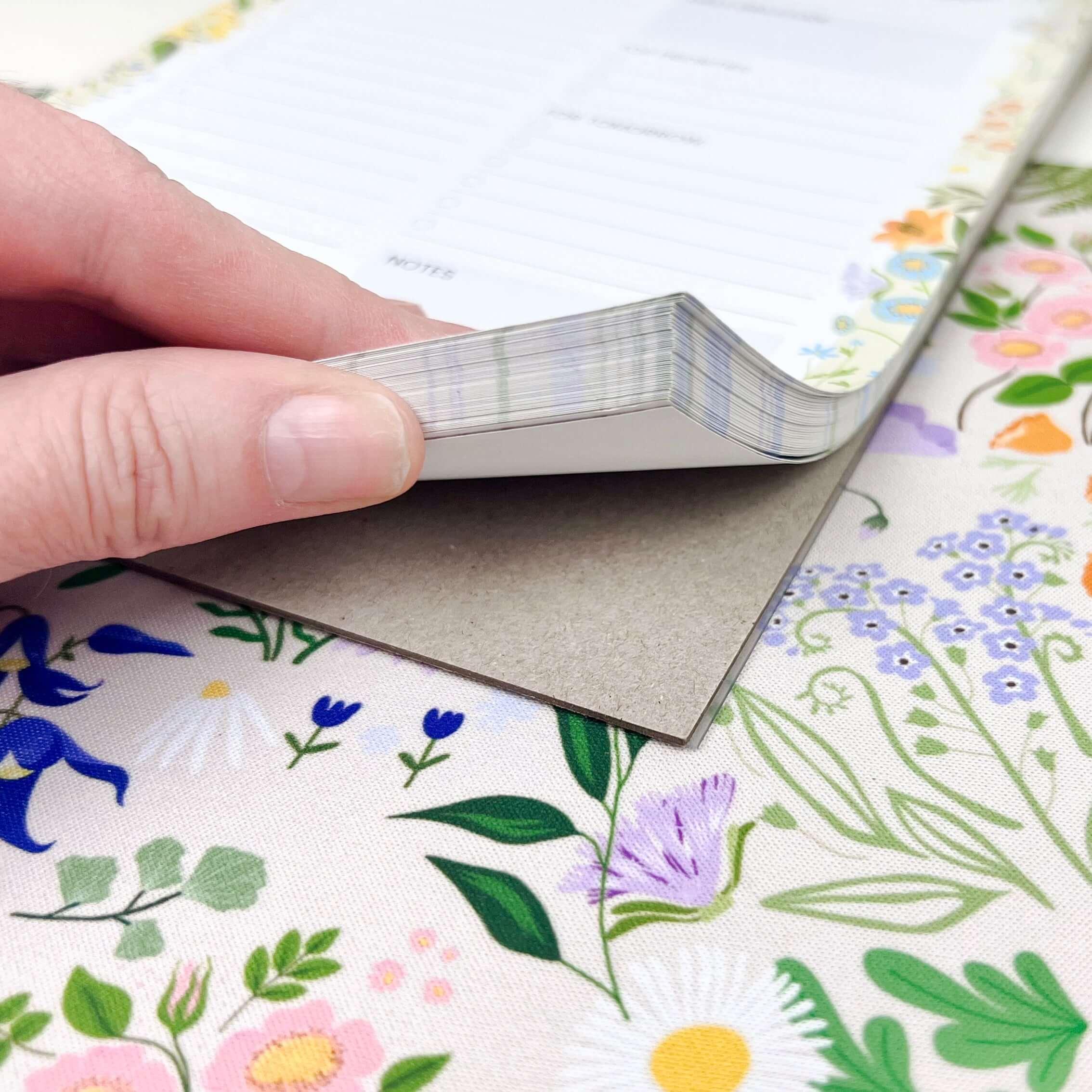 Spiral-Bound Daily To-Do List Pad, 6" x 9" | Garden Party - Image 14