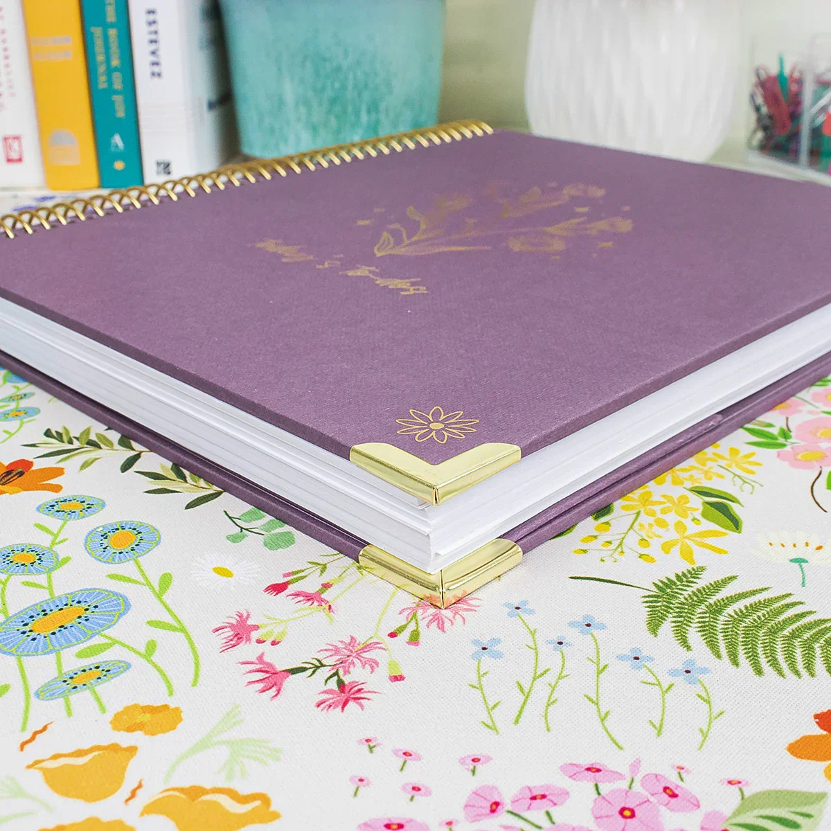 Page a Day 6-Month Undated Daily To-Do Planner, 7” x 9” | Purple Linen - Image 11