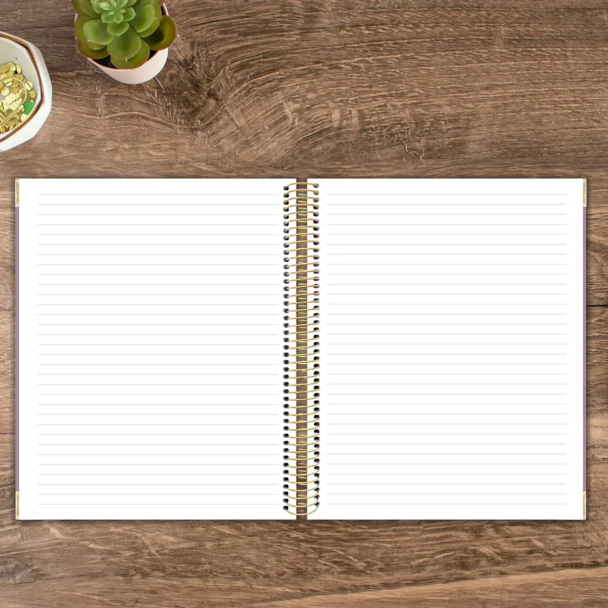 Page a Day 6-Month Undated Daily To-Do Planner, 7” x 9” | Purple Linen - Image 15