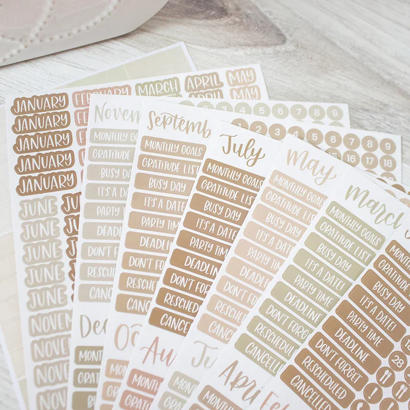 Planner Stickers | Calendar Essentials – Aesthetic Boho - Image 10