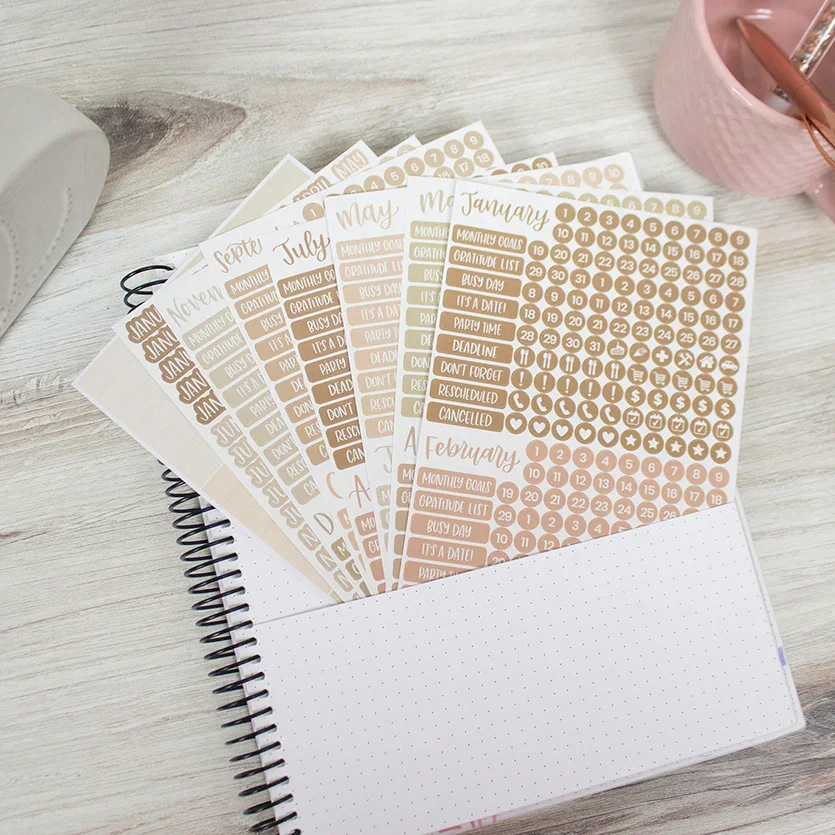 Planner Stickers | Calendar Essentials – Aesthetic Boho - Image 11
