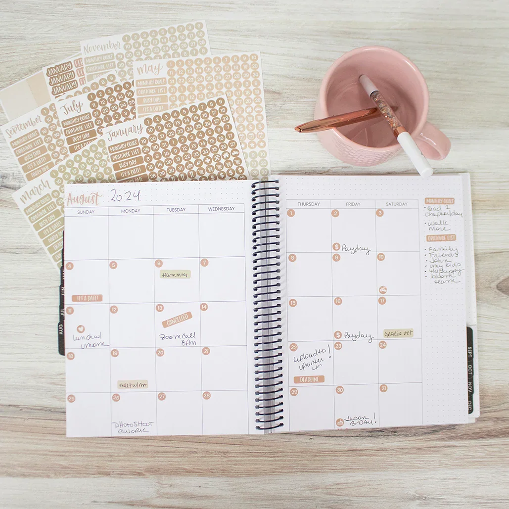 Planner Stickers | Calendar Essentials – Aesthetic Boho - Image 12
