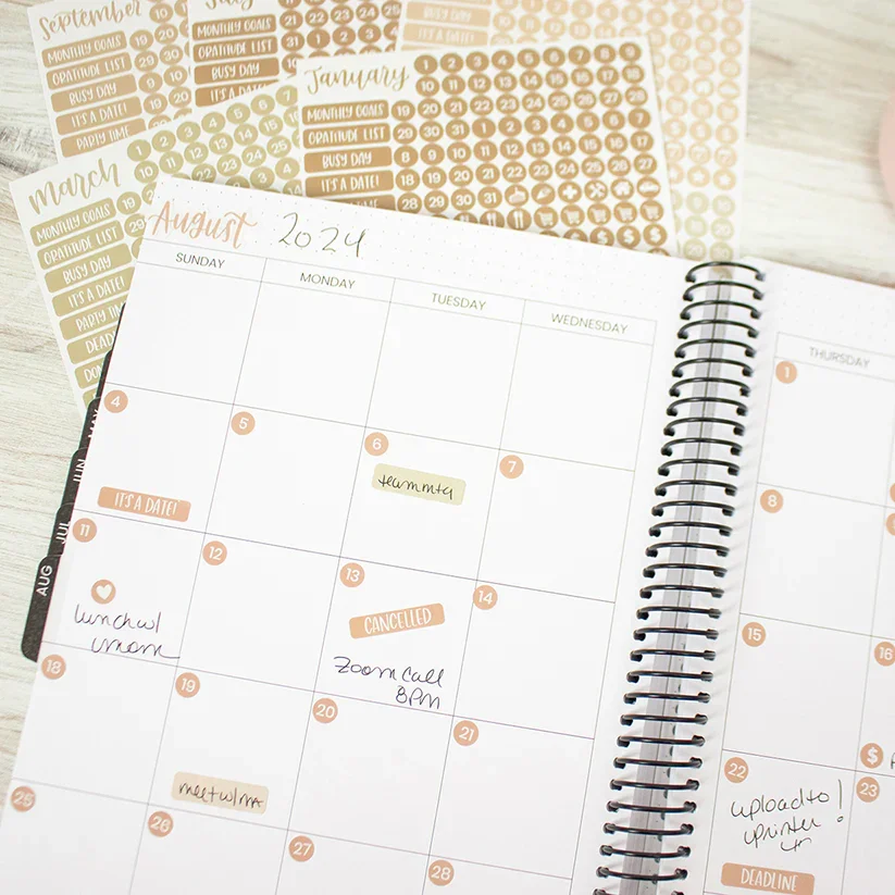 Planner Stickers | Calendar Essentials – Aesthetic Boho - Image 13