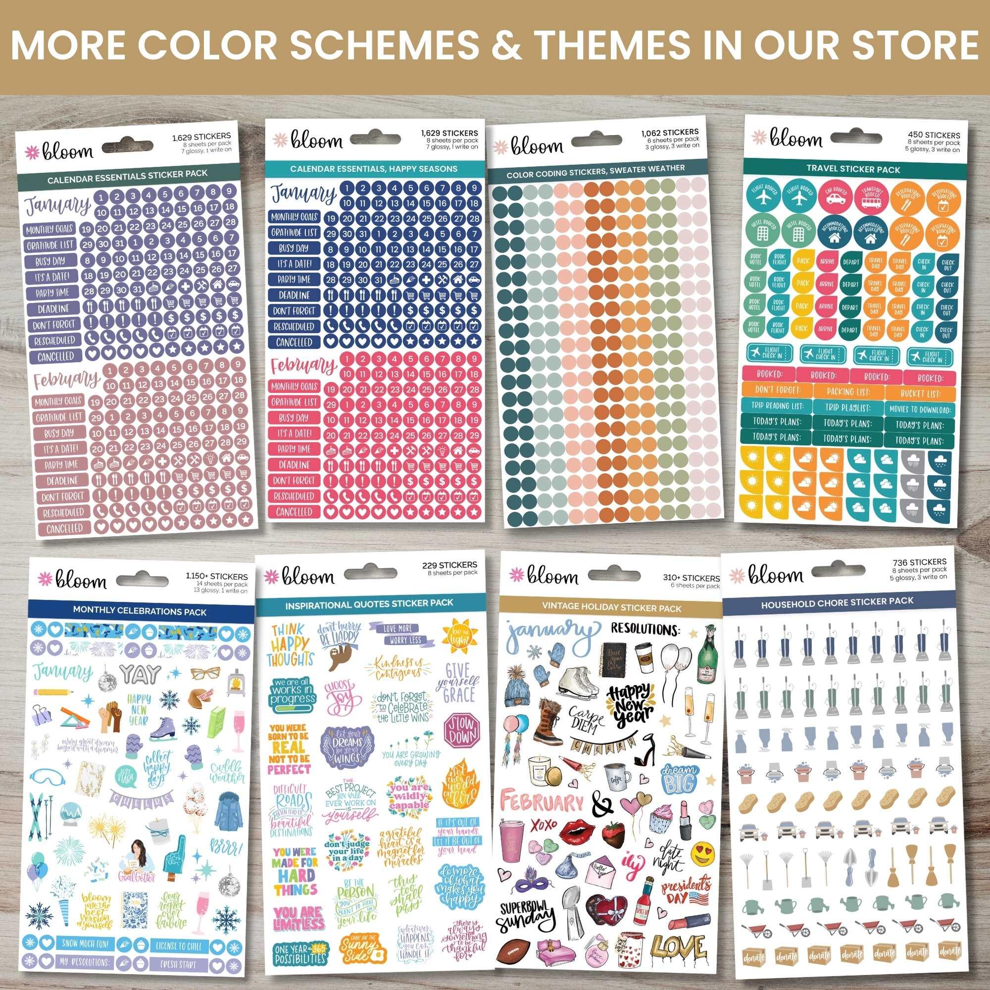 Planner Stickers | Calendar Essentials – Aesthetic Boho - Image 16