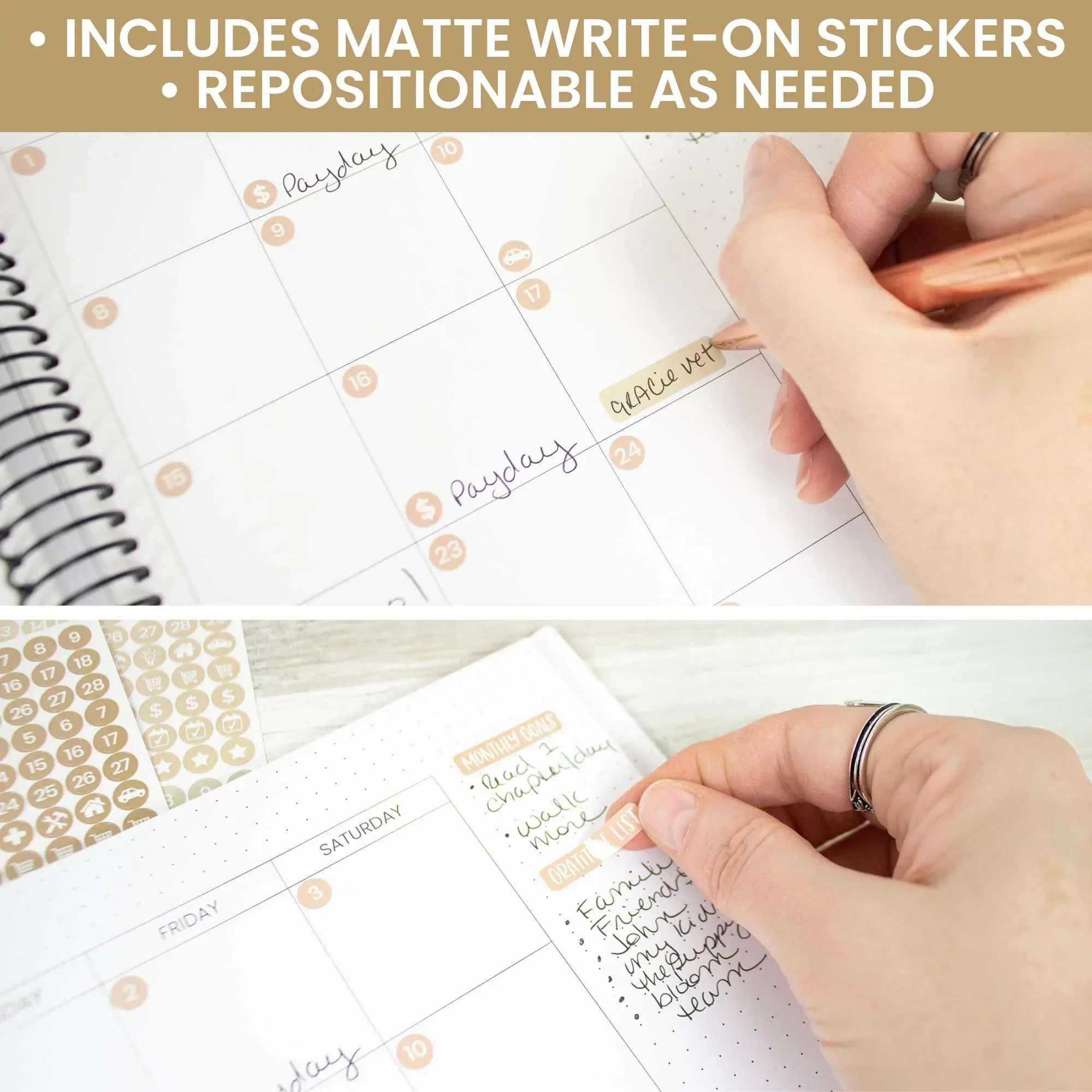 Planner Stickers | Calendar Essentials – Aesthetic Boho - Image 7