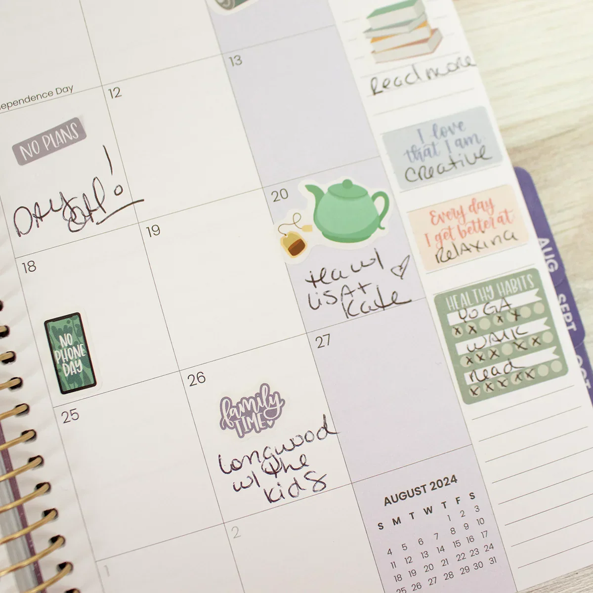Planner Stickers | Rest Is Self-Care Pack - Image 15