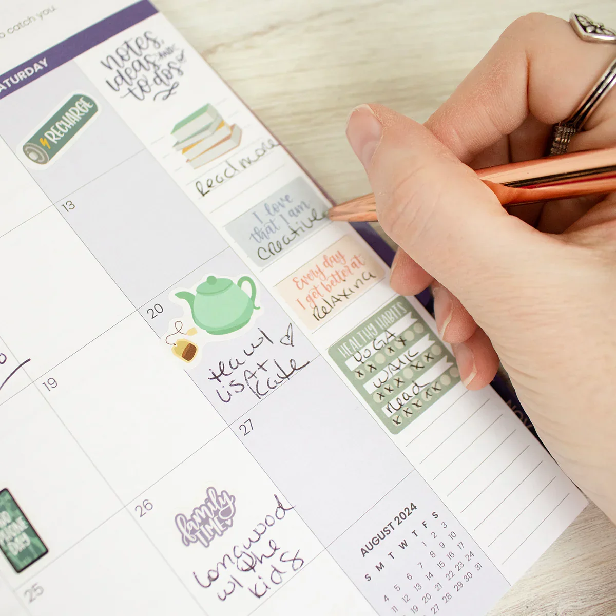 Planner Stickers | Rest Is Self-Care Pack - Image 16