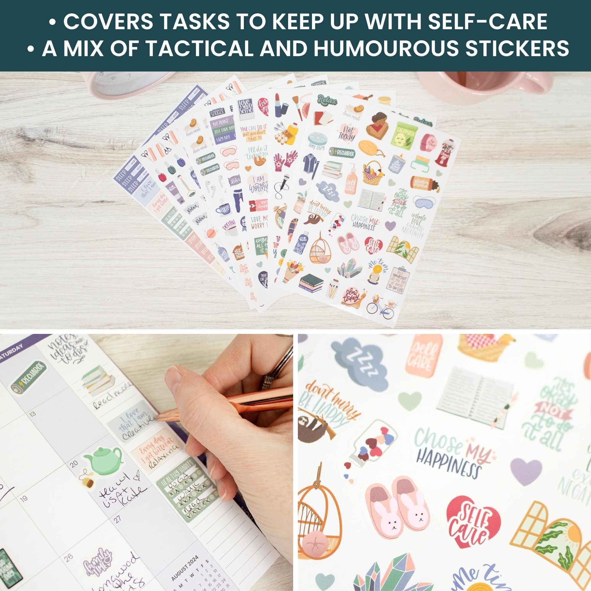 Planner Stickers | Rest Is Self-Care Pack - Image 6
