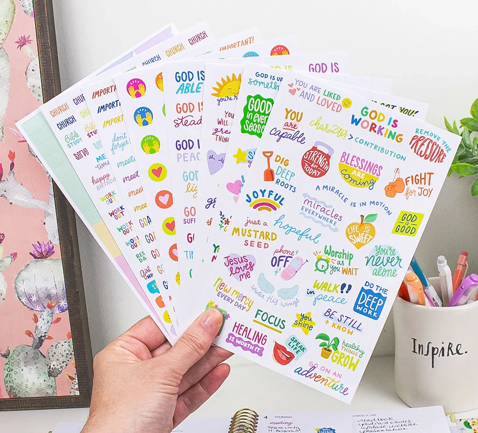 Planner Stickers | Rooted in Faith – Cleerely Stated x bloom - Image 2