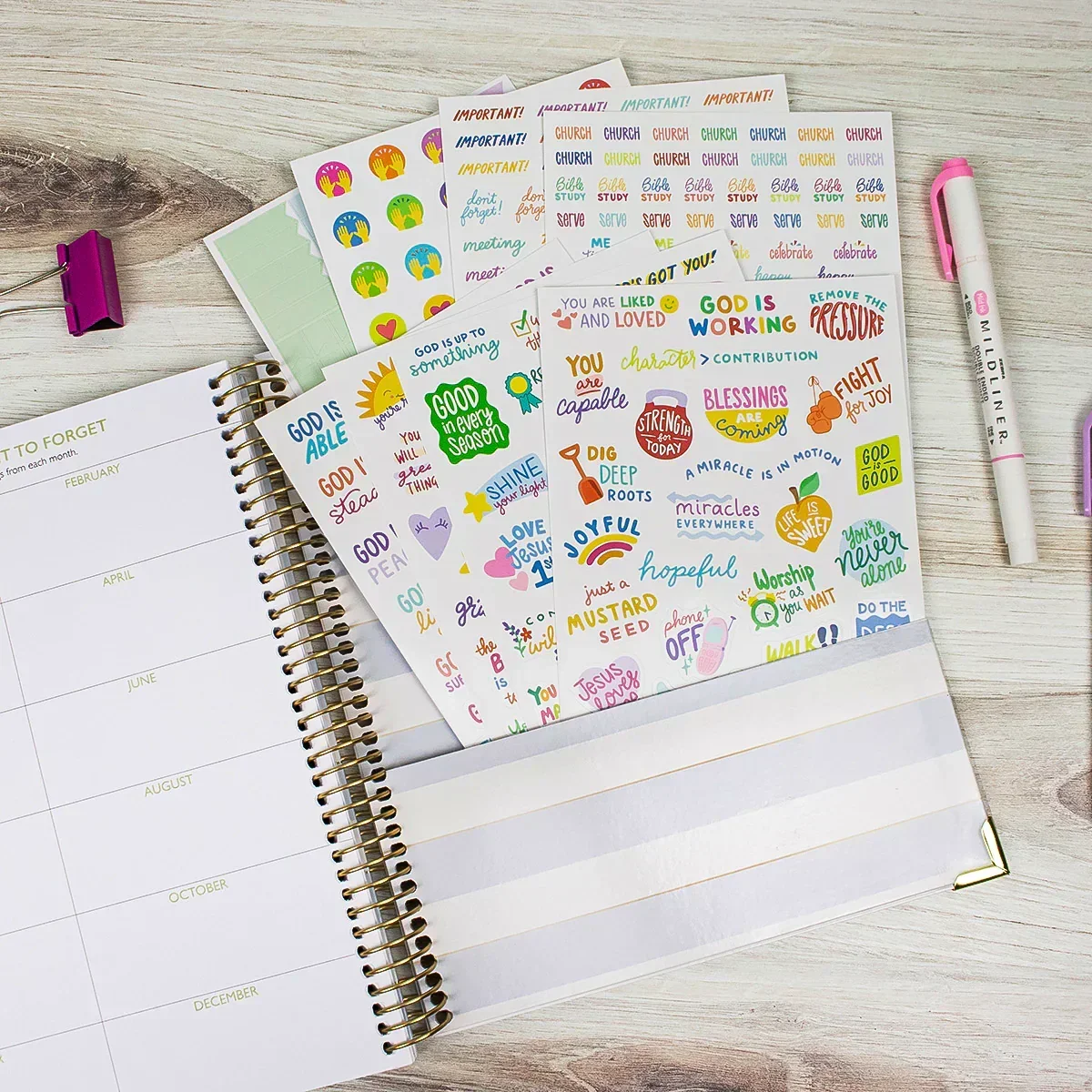 Planner Stickers | Rooted in Faith – Cleerely Stated x bloom - Image 23