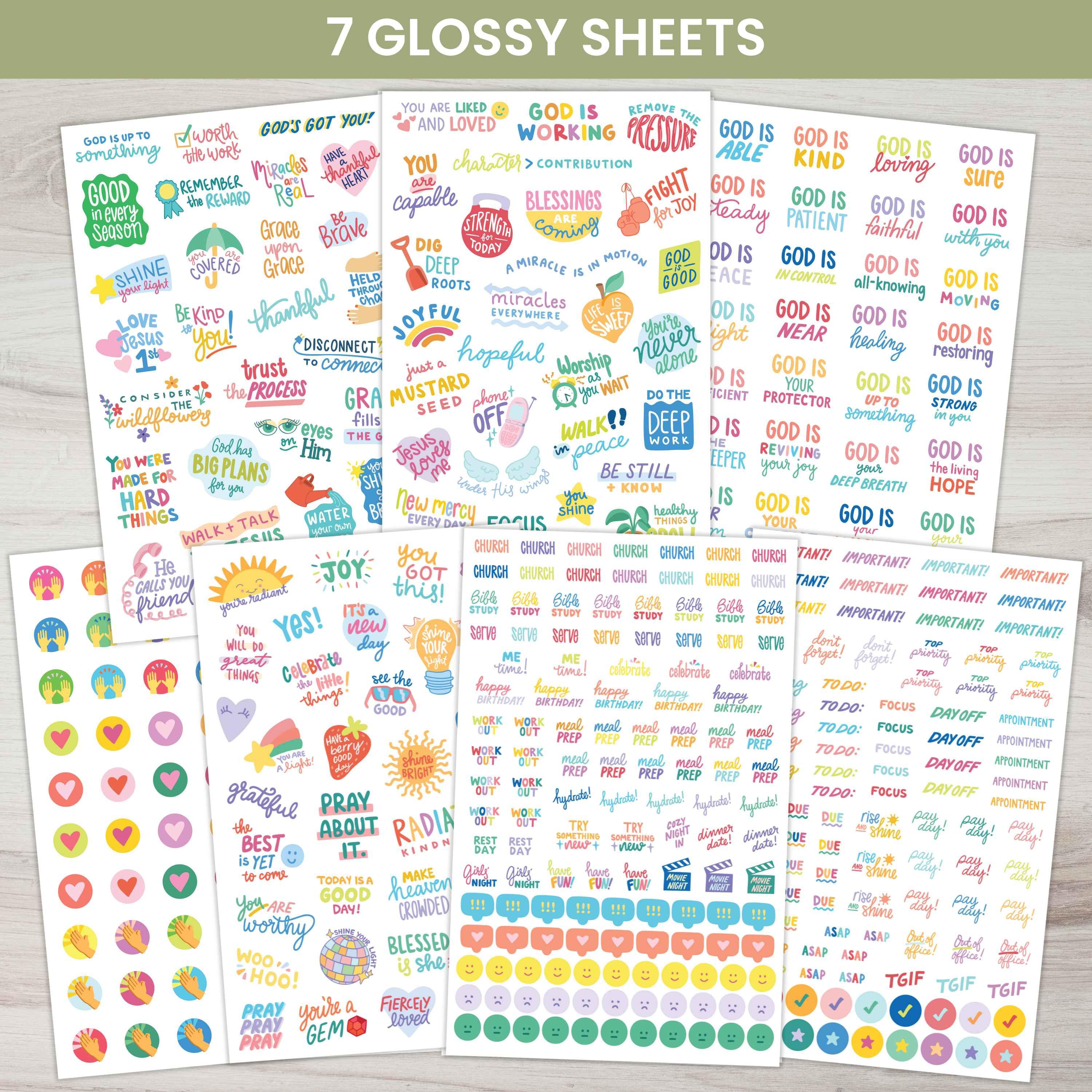 Planner Stickers | Rooted in Faith – Cleerely Stated x bloom - Image 4