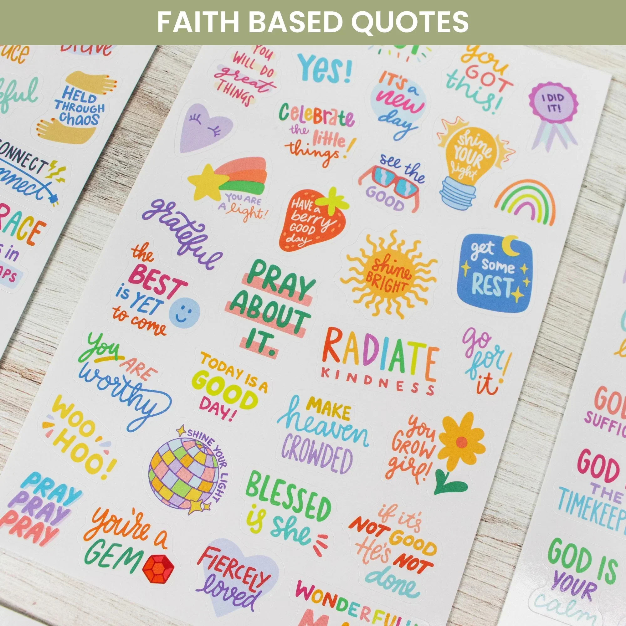 Planner Stickers | Rooted in Faith – Cleerely Stated x bloom - Image 6