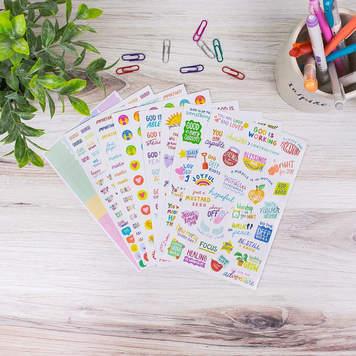 Planner Stickers | Rooted in Faith – Cleerely Stated x bloom - Image 9