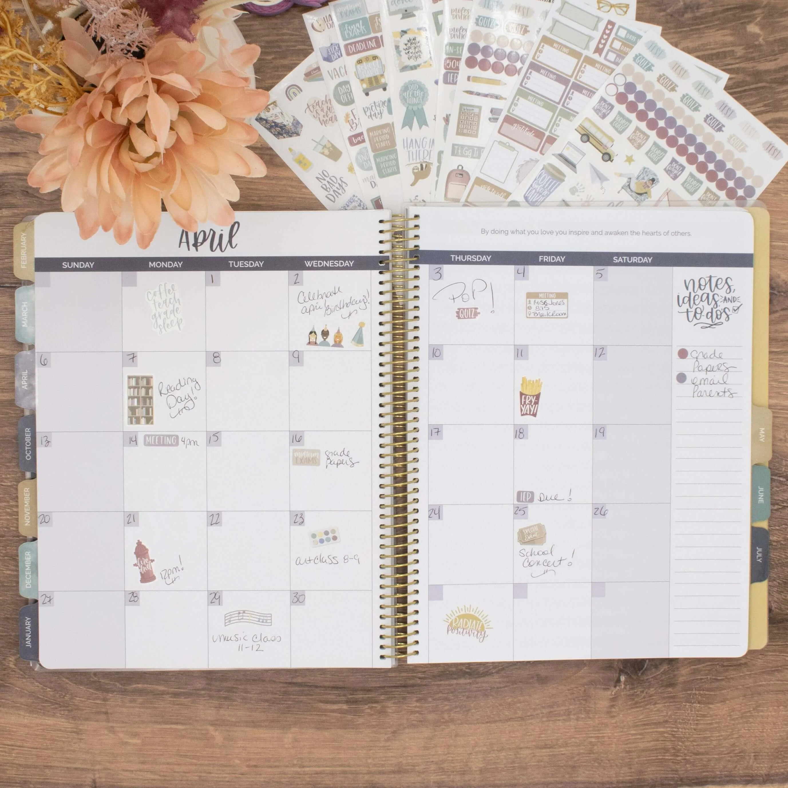Planner Stickers | Teacher Pack | Cool Tones - Image 16