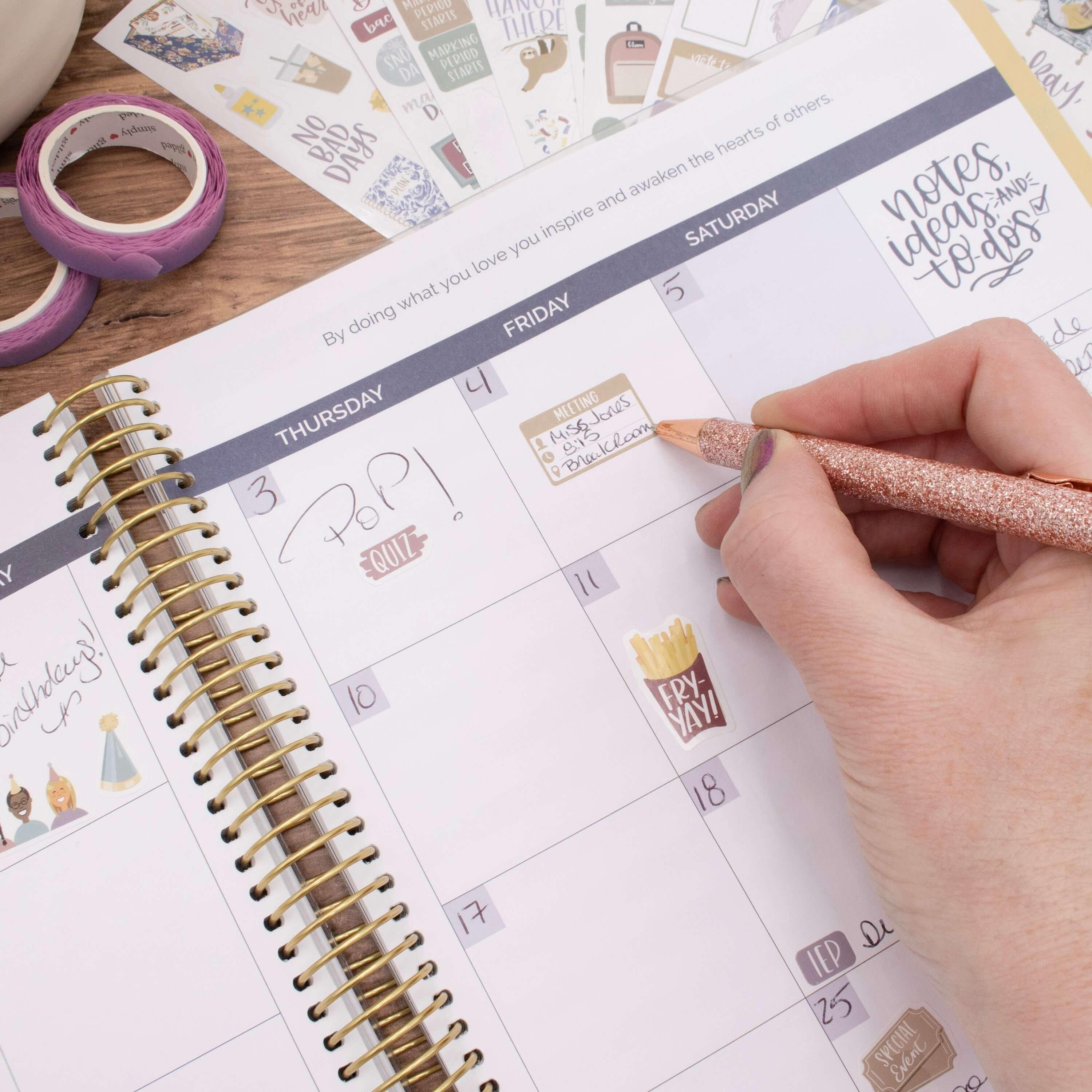 Planner Stickers | Teacher Pack | Cool Tones - Image 18