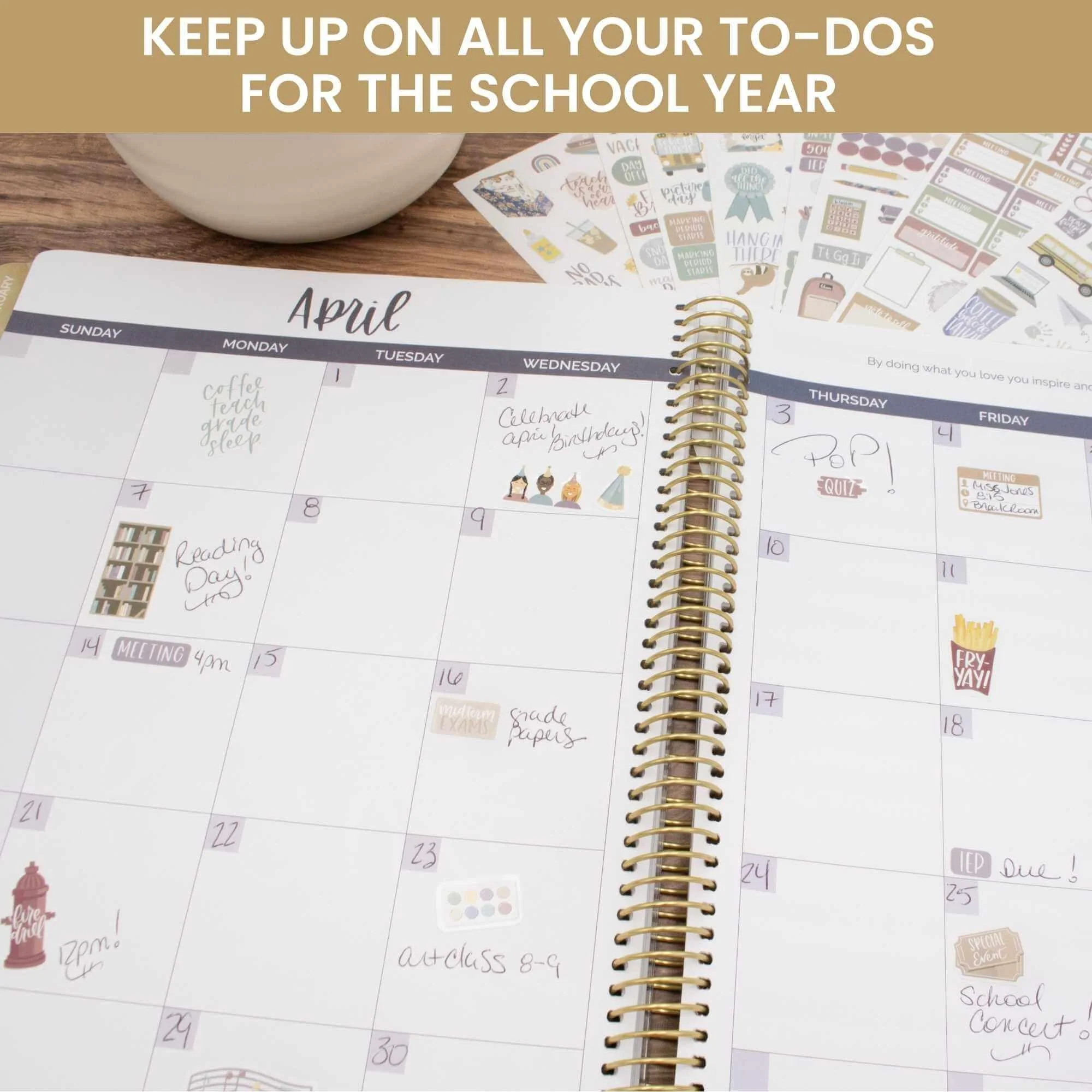 Planner Stickers | Teacher Pack | Cool Tones - Image 5