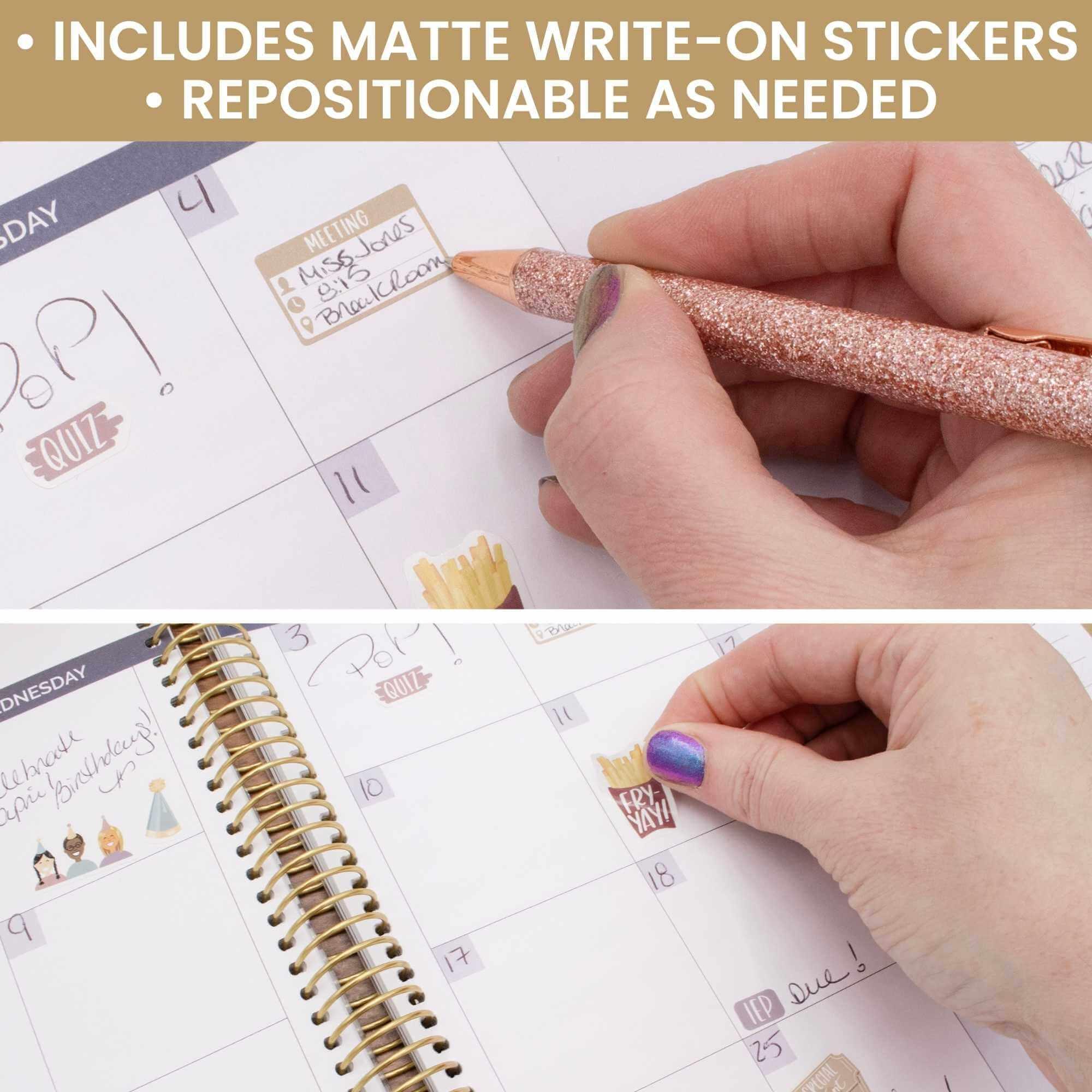 Planner Stickers | Teacher Pack | Cool Tones - Image 7