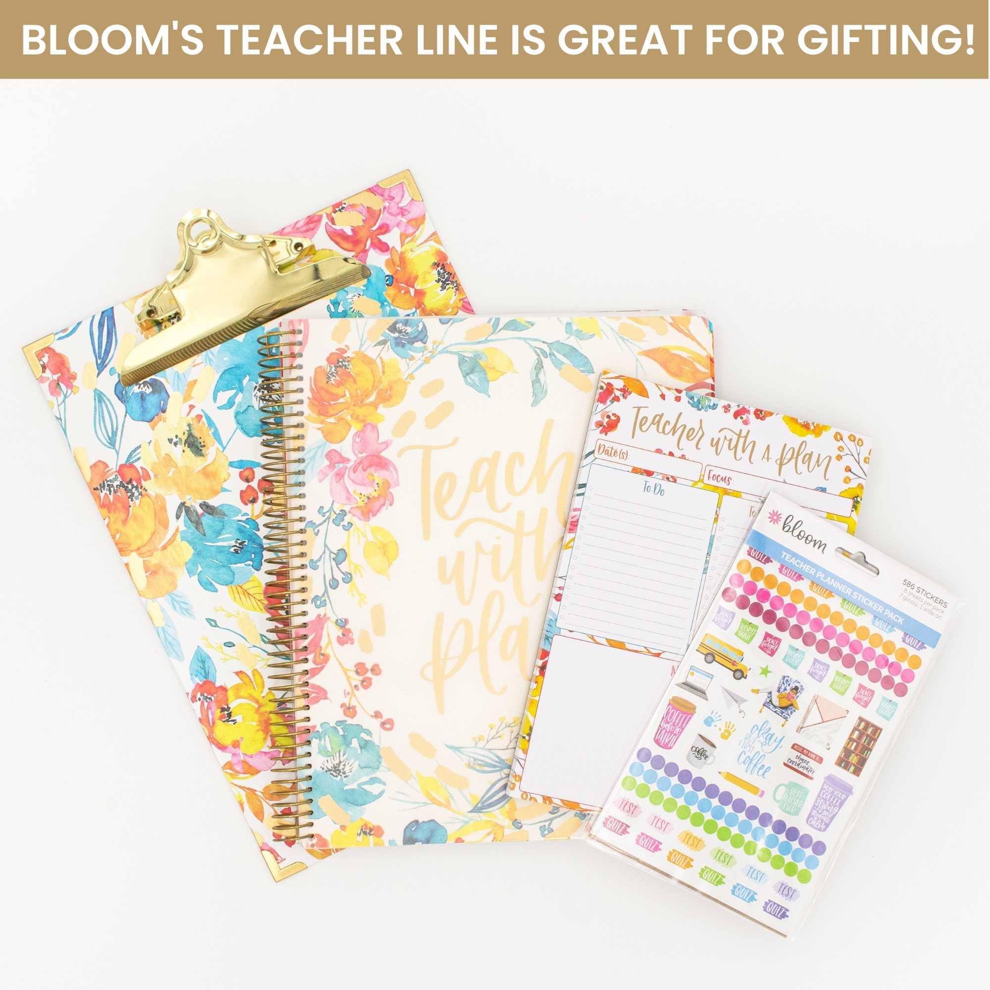 Planning Pad, 6" x 9", Teacher To-Do List, Happy Blooms - Image 7