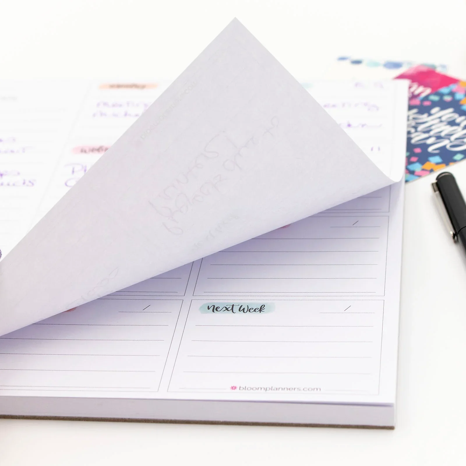 Planning Pad, 8.5" x 11", Weekly To-Do List & Planner, Pastel - Image 14