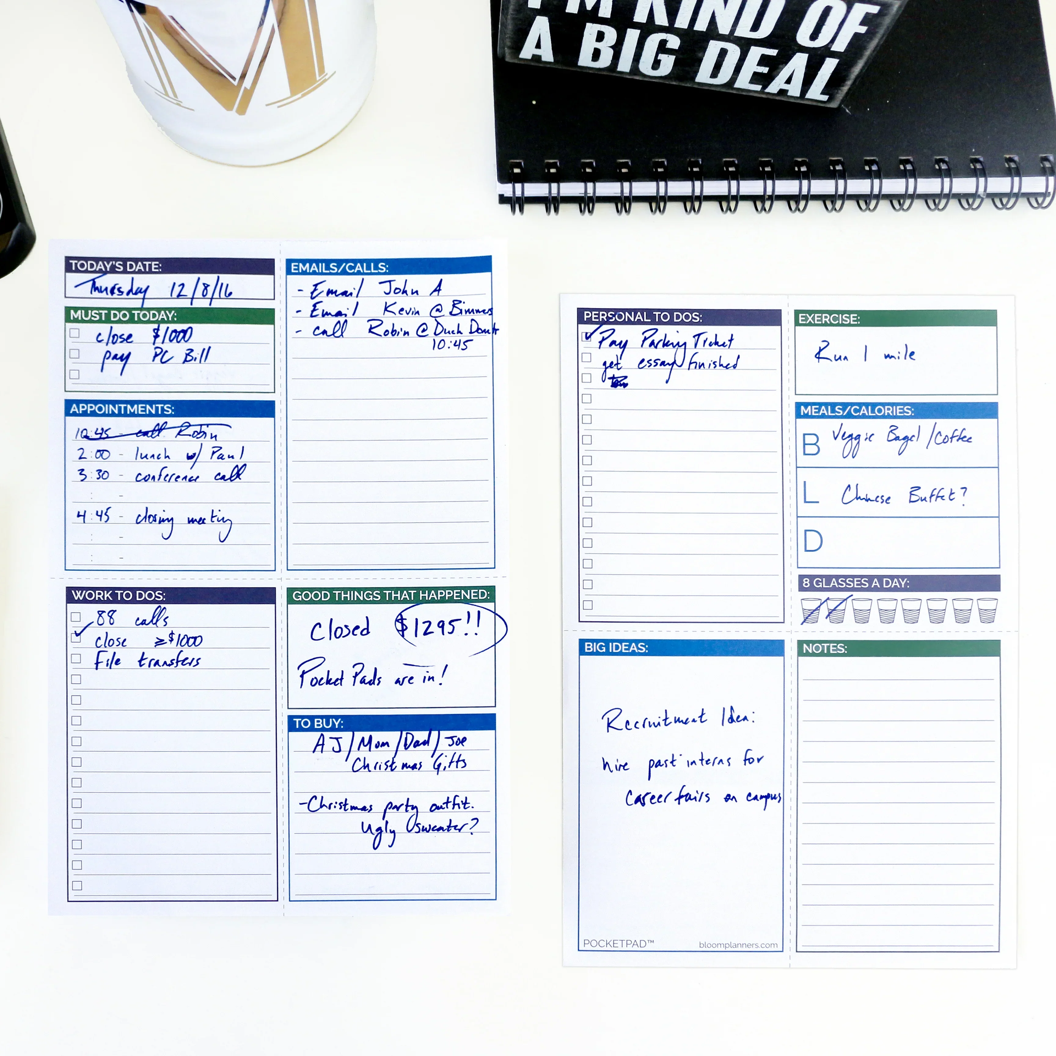 Planning Pad, 6" x 9", Double Sided Pocket Pad - Image 6