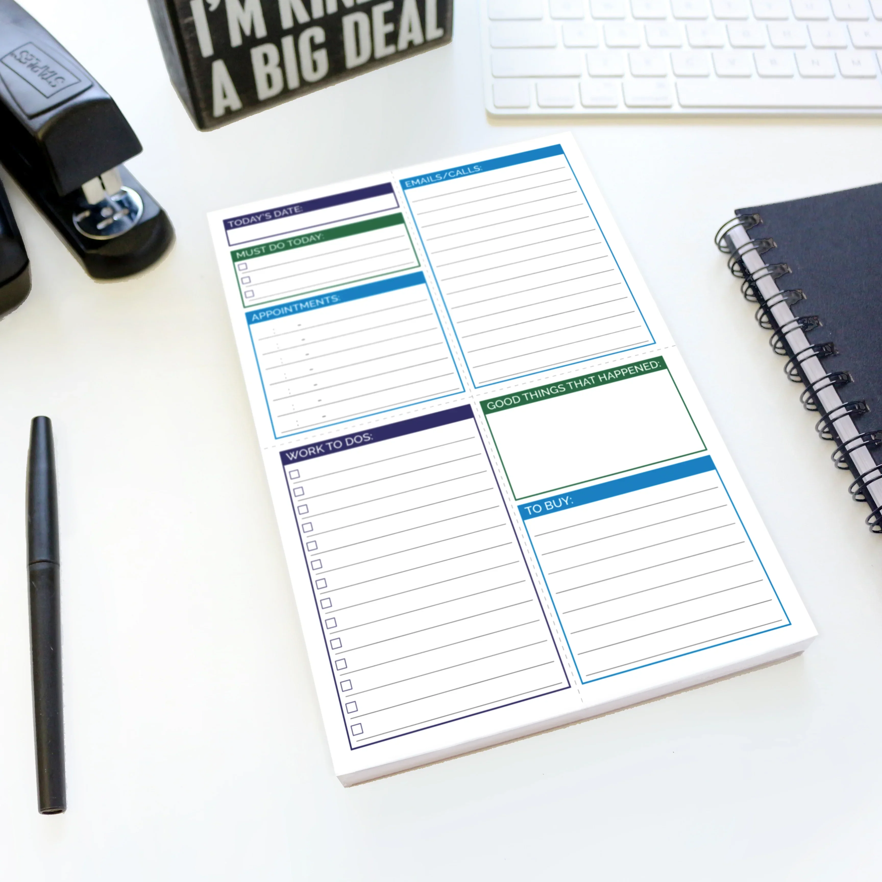 Planning Pad, 6" x 9", Double Sided Pocket Pad - Image 7