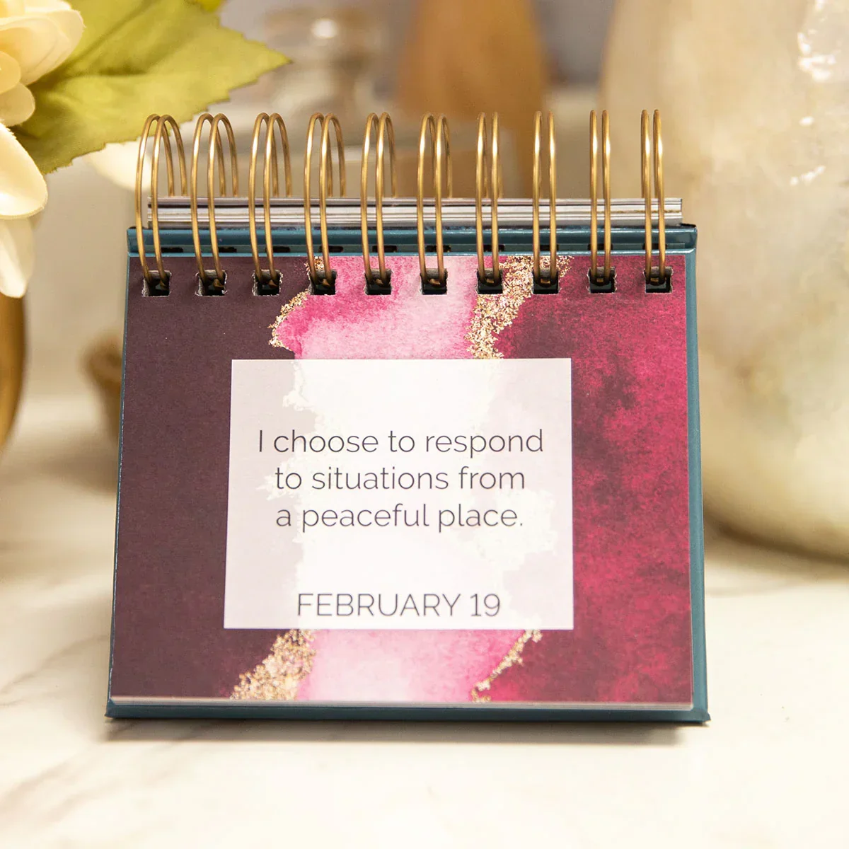 Inspirational Perpetual Desk Easel, Positive Affirmations - Image 5