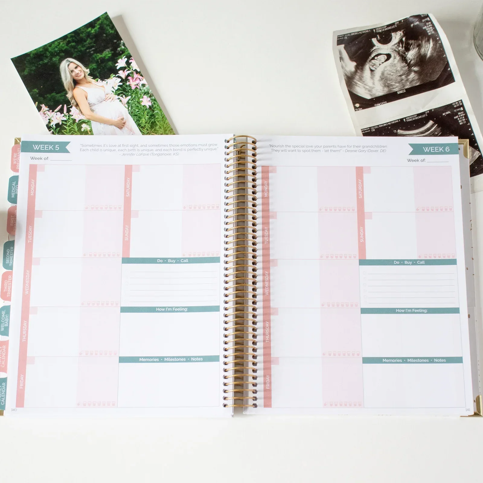 Pregnancy & Baby's First Year Planner & Calendar, The Story of You - Image 25