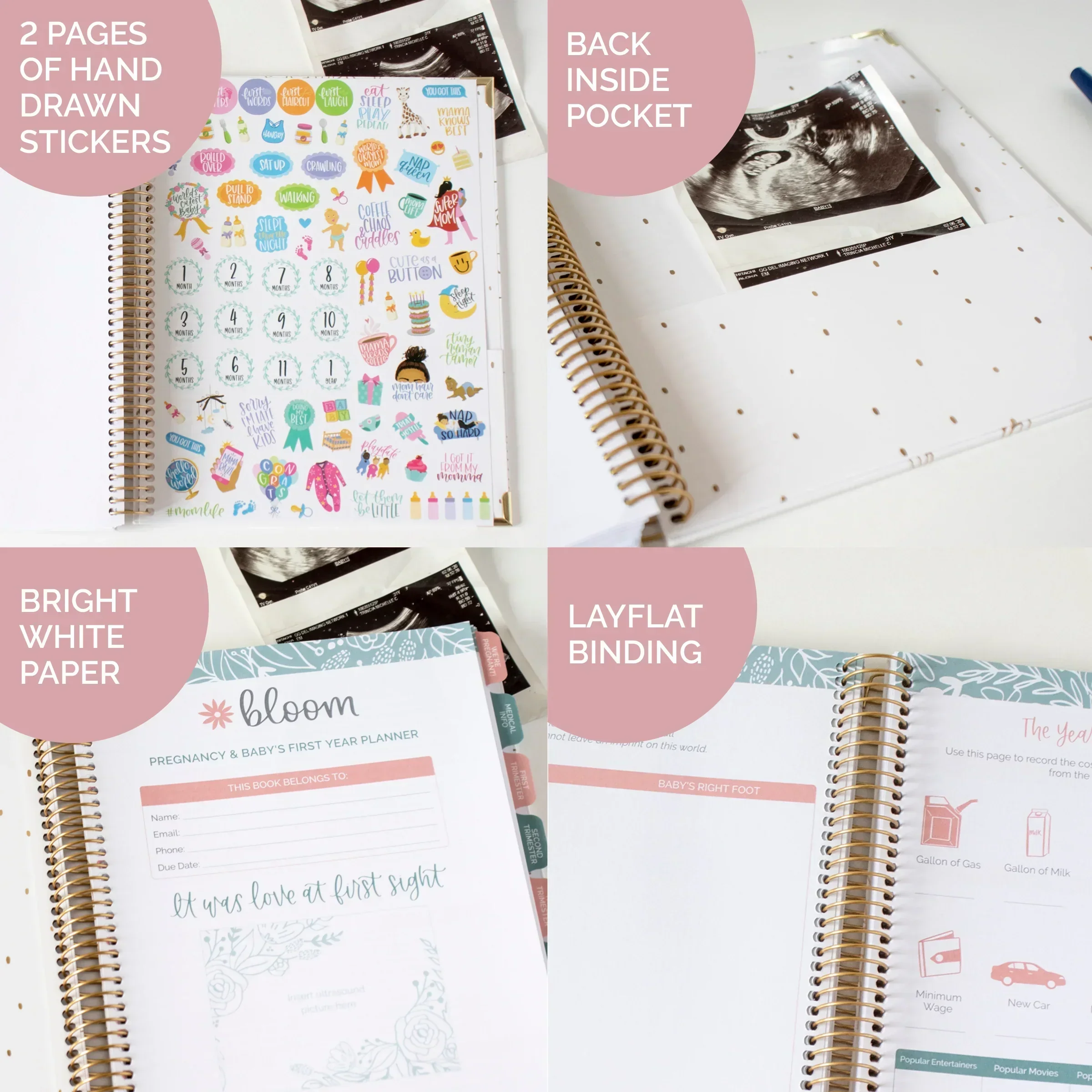 Pregnancy & Baby's First Year Planner & Calendar, The Story of You - Image 5