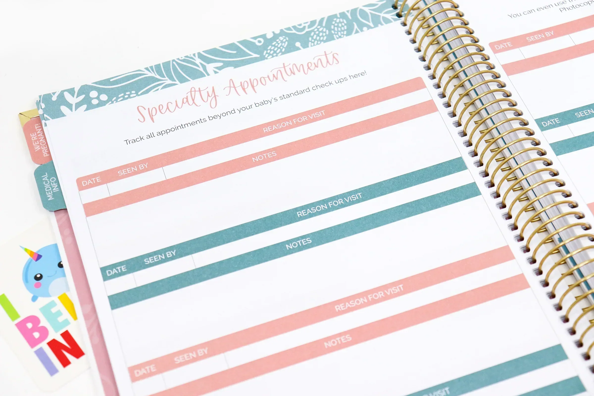 Pregnancy & Baby's First Year Planner & Calendar, Planning for Joy® - Image 12