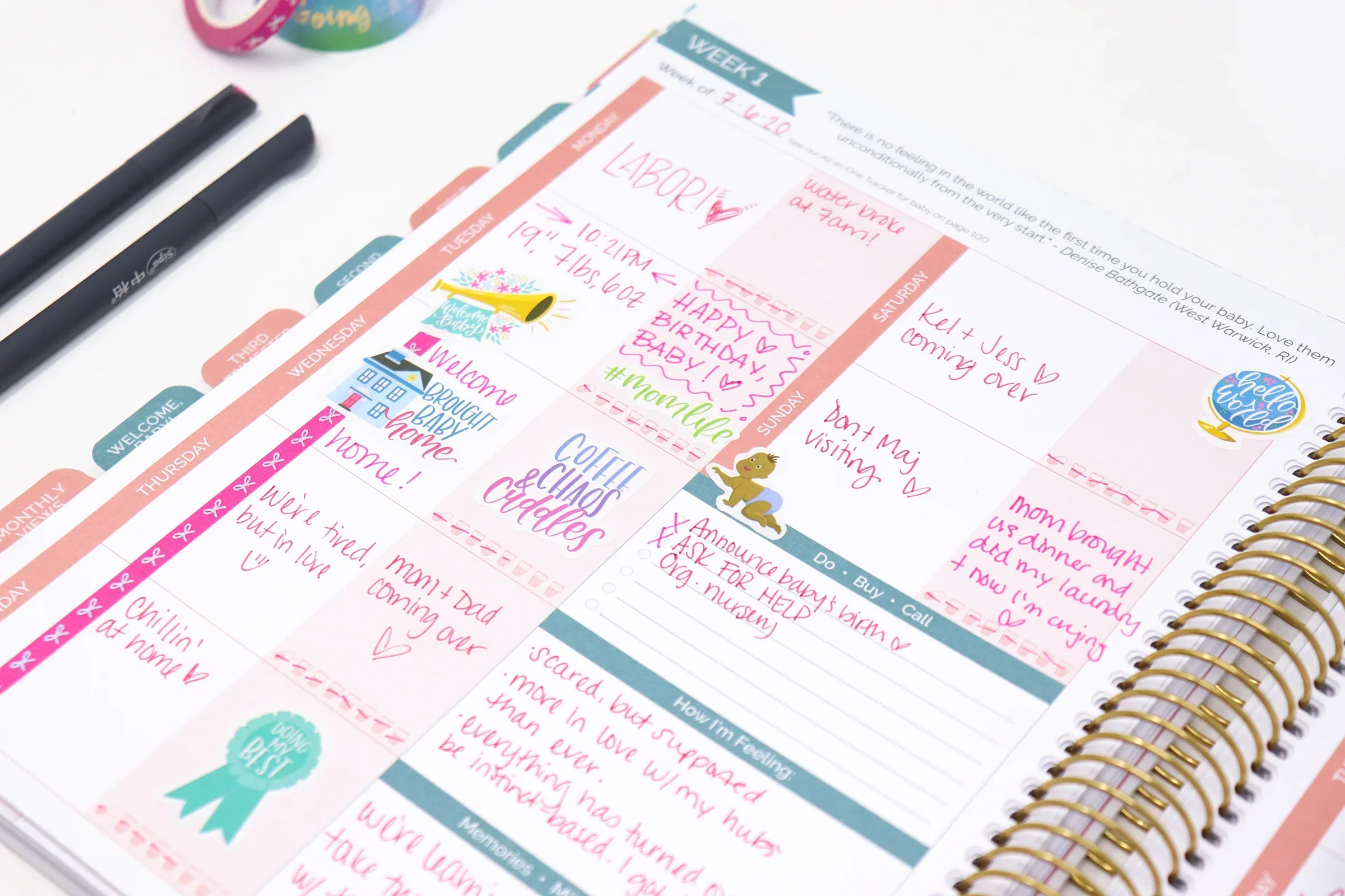 Pregnancy & Baby's First Year Planner & Calendar, Planning for Joy® - Image 17