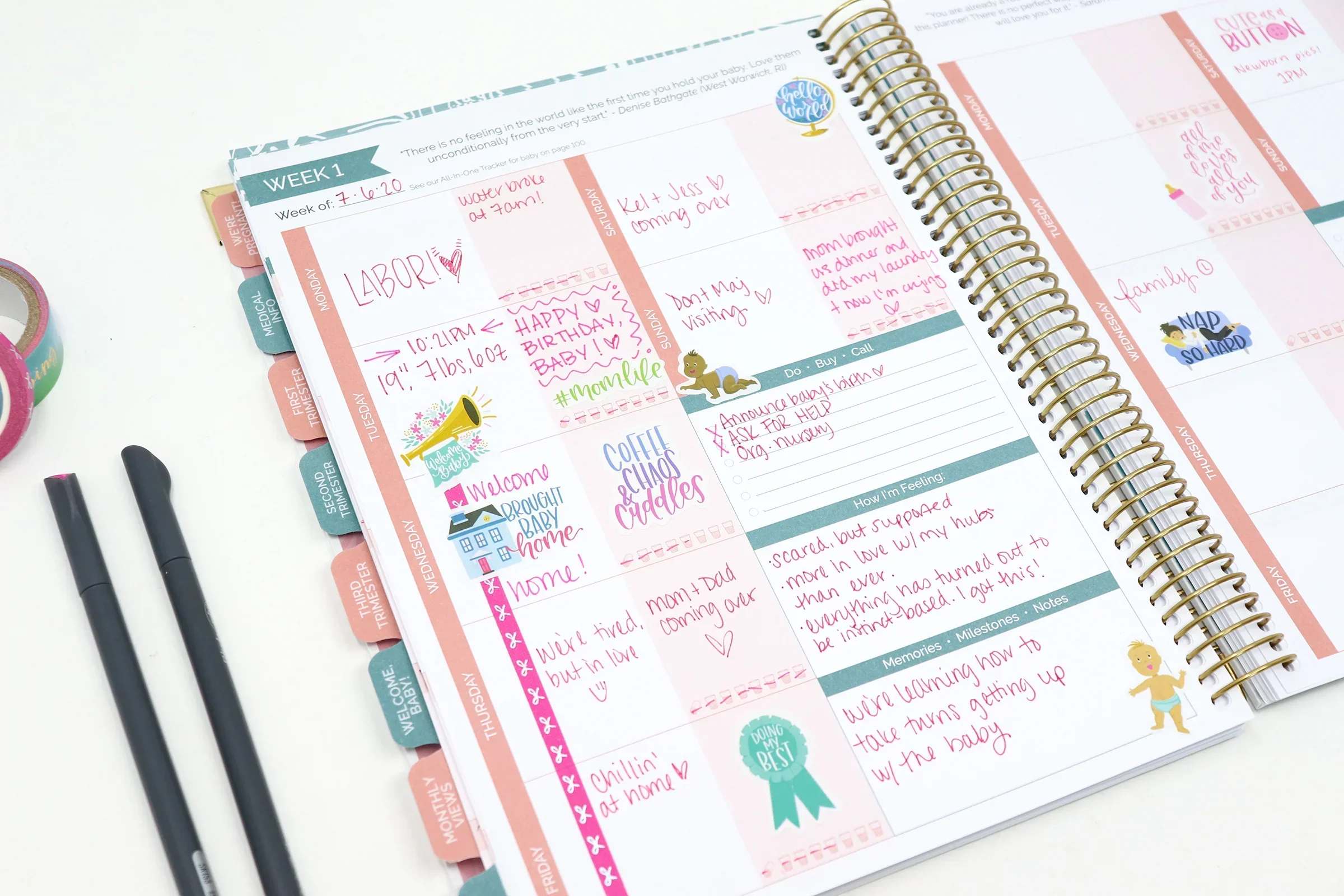 Pregnancy & Baby's First Year Planner & Calendar, Planning for Joy® - Image 18